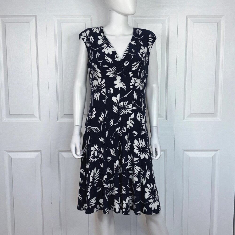 RALPH LAUREN  floral dress size 14 LIKE NEW!!